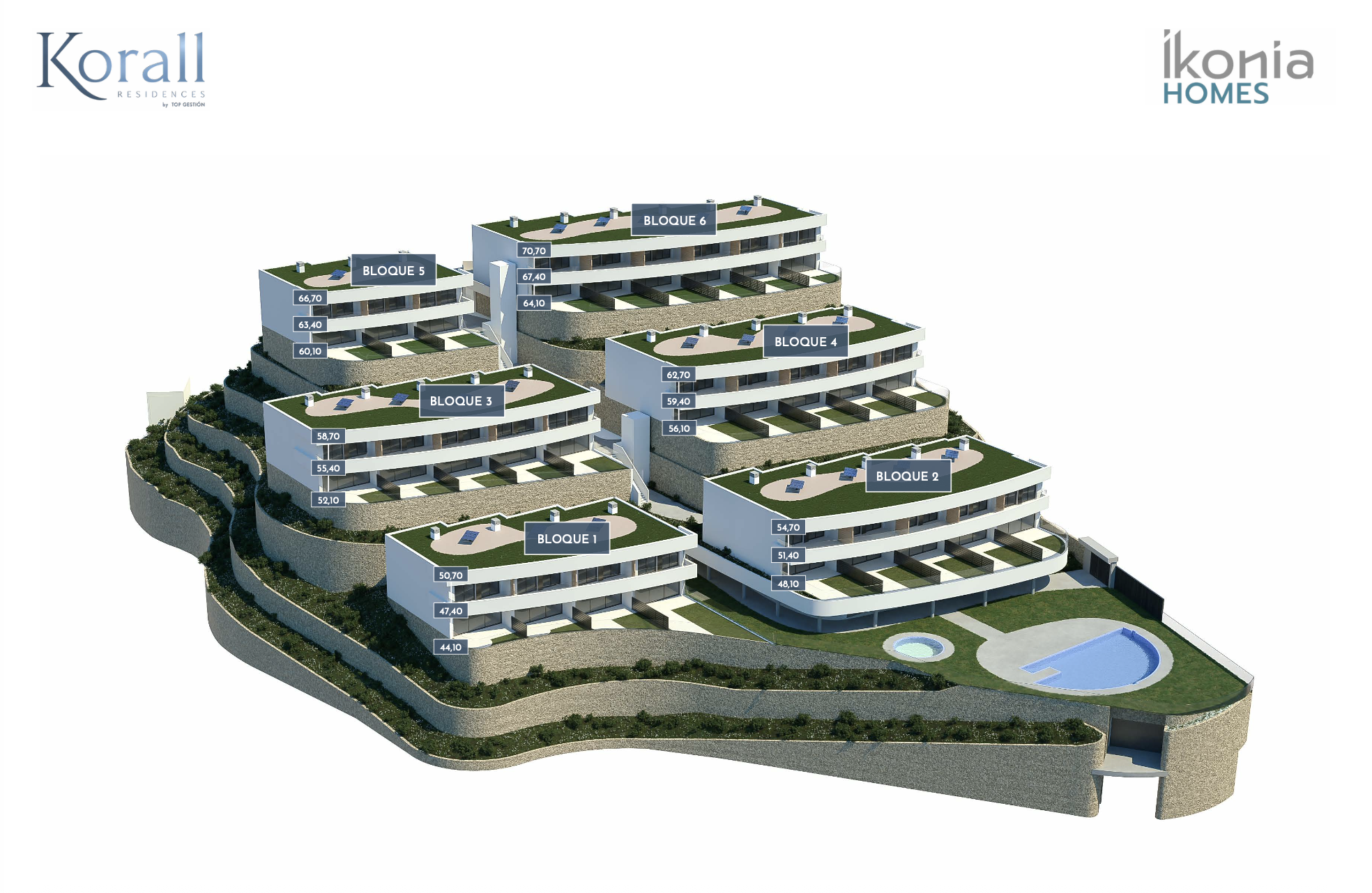 korall residences bloques